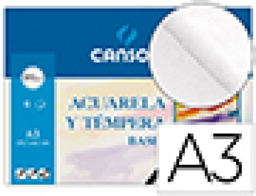 Papel aguarela basik canson din a3 370 gr embalagem de 6 folhas , Canson , 38203 , 8422714023939